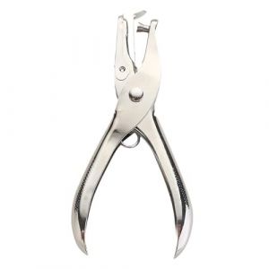 YMWALK Perforatrice 1 Trou, Outil Manuel pour Loisirs Cr&eacute;atifs et Bureau, Convient Scrapbooking et Archivage, Capacit&eacute; 10 Feuilles, Design Ergonomique et Durable en M&eacute;tal Argent&eacute; (3MM, Argent, 1) (Parfek-EU, neuf)