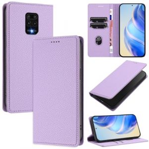 xinyunew Coque pour Xiaomi Redmi Note 9S/Note 9 Pro, RFID Blocage Portefeuille Etui &agrave; Rabat, Housse en Cuir PU pour Xiaomi Redmi Note 9S/Note 9 Pro, Violet (xinyunew, neuf)