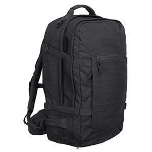 Tasmanian Tiger TT Mission Pack MKII Sac à Dos de Trekking Tactique Compatible avec Molle, avec de Nombreux Compartiments, d'un Volume de 37 litres, Noir (TACWRK, neuf)