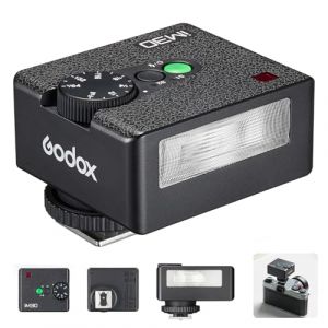 Godox iM30 Mini Caméra Flash, Flash de Poche Compact, 230 Flashs de Pleine Puissance, 7 Niveaux de Puissance, Conception de Griffe à Contact Unique, Compatible avec Différents Modèles Caméra (Letwing Digital Studio, neuf)