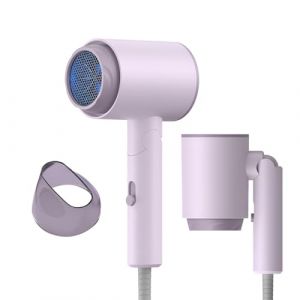 SHLWYG Sèche-cheveux de célébrité Internet，sèche-cheveux pliant (1200 watts violet)，sèche-cheveux silencieux, sèche-cheveux domestique, sèche-cheveux étudiant, sèche-cheveux à lumière bleue (WYG1245, neuf)
