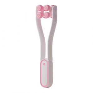 harayaa Rouleau de massage facial en V, outil de modelage du visage, jambes multi-usages, robuste, raffermissant, masseur de beauté pour salon, maison, femmes, Rose (Harayaa, neuf)