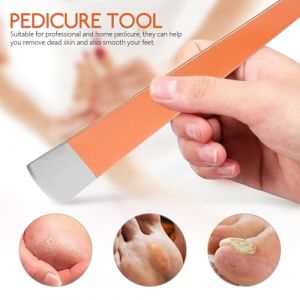 ZUNOXAZ Set de Couteaux P&eacute;dicure Inoxydable avec &Eacute;tui Portable Outil Tranchant Antirouille pour Soin Cuticules Trousse de P&eacute;dicure Compacte Rose Dor&eacute; (yidongde, neuf)