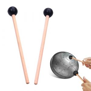 Baguettes de Percussionen Caoutchouc,Caoutchouc Xylophone Maillet Percussion,Maillets Xylophone,Langue Tambour Maillets Caoutchouc,Maillet de Tambour de Langue,pour Enfants Adultes Jouant,1 Paire (Deppr, neuf)