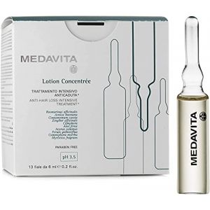 Medavita | Lotion Concentrée, Traitement intensif anti-chute, pH 3.5, 13 flacons x 6 ml (lovethehair, neuf)