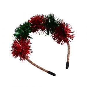 Hrtyvhin Bandeau de Noël en forme de flocon de neige - Accessoire de fête d'arbre de Noël - Bandeau de présentation (HengYuCai, neuf)