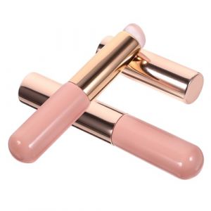 Hemobllo 2 pièces Pinceau Silicone Portable Applicateur Débordement Outil Maquillage Compact pour et Correcteur Accessoire Beauté Femme (pattobold, neuf)