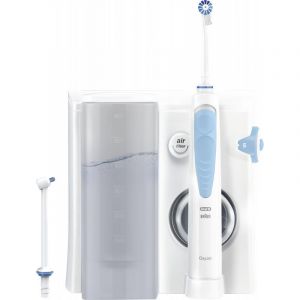 Oral-B Oral Health Center Irrigateur,1 embout Oxyjet, 5 Modes De Nettoyage et 4 Jet D'eau, 1 Pointe De Buse D'eau (trippodoshop, neuf)