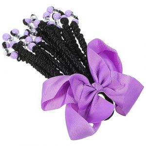 Vaguelly Perles De Queue De Cheval Et Dreadlocks Chignon Extensions De Cheveux Bricolage Rallonge De Queue De Cheval Extension Queue De Cheval Enfant Cheveux à Tresser Brun Fibre Chimique (Bustling Xin, neuf)