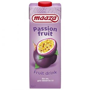 Maaza Passion Fruit Drink, jus de fruit de la passion à savourer, fruit de la passion, 6x1l (Candyspot NL, neuf)