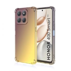 HONLEN Coque pour Honor 400 Smart (4G/5G) / Honor X7d &Eacute;tui, (6.77" inches) Transparente D&eacute;grad&eacute;e TPU Silicone Quatre Coins Renfort d'angle Case (HONLEN, neuf)