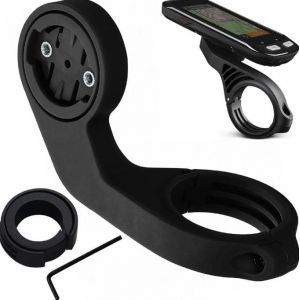 kwmobile Support Guidon GPS vélo Compatible avec Garmin Edge Support GPS Guidon vélo - Accessoire de Sport Plein air - Noir (KW-Commerce, neuf)