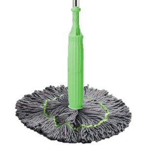 Balai Déshydratant 2 en 1, Balai À Essorage Rond pour Le Nettoyage des Murs À 360 Degrés, Vadrouille Déshydratée Nettoyante À Long Manche (lingyueger, neuf)