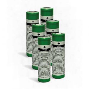 Exclu Certy – Pack de 6 Piles Rechargeables Lithium-ION 3.7V 3000mAh (5 + 1 Offerte) – Accus Haute Capacité pour Cigarettes Électroniques, Mods, Box, Lampes LED, Télécommandes, Outils Électriques (CERTY, neuf)