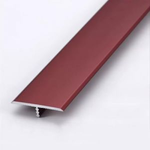 LIYI929GP Profil&eacute; en T, Noir Blanc Profil Rail De Transition Plate, Transition Facile Fixation, Bande De Moulure De Bord pour Moquette Et Rev&ecirc;tement De Sol, 90cm Long Aluminium Anodis&eacute; Barre De Seuil (LIYI929GP, neuf)