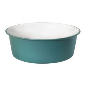 Cabilock Bassine &agrave; Laver Multifonctionnelle en Plastique &Eacute;pais Vert et Blanc Grand Mod&egrave;le &Eacute;vier Cuisine et Lavabo de Salon pour Bain de Pieds et Lavage du Visage Portable et Solide (Nadine Quick, neuf)