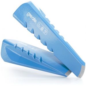 greate 2x coin bucheron en acier coin eclateur durable en acier C45 - fendre buches bois, fendeur de buche, fendeur &agrave; bois (ABSINA GmbH, neuf)