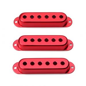 RuiJOTWAT Couvercles de bobine simple en cuivre rouge 48/50/52 mm pour micro de guitare St (jiahuidejia, neuf)