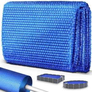 tillvex B&acirc;che &agrave; Bulles pour Piscine Ronde 488 cm | B&acirc;che Solaire de 120 &micro;m d'&eacute;paisseur | D&eacute;coupe individuelle | Chauffage de Piscine pour Eau Chaude (DWD-Company, neuf)