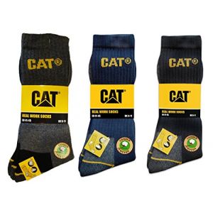 Chaussettes de travail universelles CAT Caterpillar - Pour homme - Multicolore - 43 (FCN24, neuf)