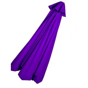 ILiemao Toile de Rechange pour Parasol 200/230/250/270/300/350 cm À 6/8 Baleines Polyester Auvent de Remplacement pour Parasol de Cour Jardin Plage(P7,8.8ft 270 cm 6 Ribs) (sanroy, neuf)