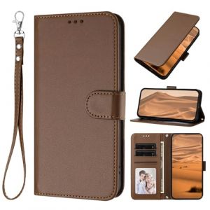 XINQCASE pour iPhone SE 2020 / SE 2022/8 / 7, Protection Cartes Etui Housse en Cuir PU [Dragonne], &Eacute;tui &agrave; Rabat Portefeuille Flip Case pour iPhone SE 2020 / SE 2022/8 / 7, Marron (xinqcase, neuf)