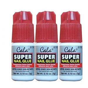 Lot de 3 flacons de colle à ongles liquide de qualité professionnelle, rapide et puissante. (Figtreeburg, neuf)