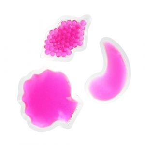 DEARMAMY 3pièces Masque Gel Froid Pour Visage Yeux Poche De Gel Chaud Froid De Pour Yeux (Liiane, neuf)