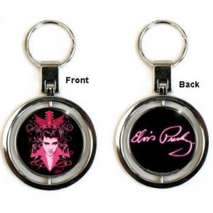 Rocks-off Elvis Presley Porte-clés Let's Face It, Noir, Taille unique (Miller Rock, neuf)