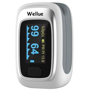 ViATOM Oxymetre de Doigt portable, Oxymetre de Pouls Professionnel, mesure de la saturation en oxygène (SpO₂), de la fréquence cardiaque (pouls) et de l'indice de perfusion (PI) (SenseBody, neuf)