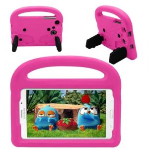 Étui pour tablette Samsung Galaxy Tab E Lite 7" SM-T113/T110, adapté aux enfants, poignée avec support, housse en mousse EVA, léger, résistant aux chocs, rose (Tuowei US, neuf)