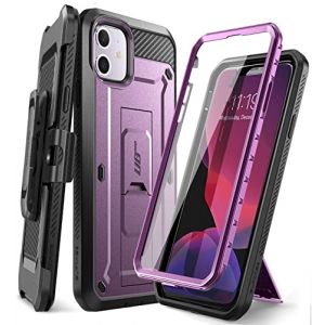 SUPCASE Coque pour iPhone 11, Coque de Protection intégrale Antichoc avec Protecteur d'écran intégré et Clip de Ceinture [Unicorn Beetle Pro] pour iPhone 11 6,1" 2019 (Violet) (SUPCASE & i-Blason Store, neuf)