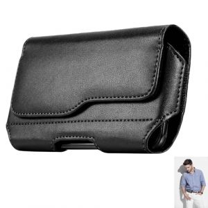 &Eacute;tui De Ceinture, Fermeture Magn&eacute;tique T&eacute;l&eacute;phone Protection Sacoche Telephone Horizontal Ceinture Clip &Eacute;tui Cuir Boucle Coque Universelle Cell Phone Holster with Belt Clip, Cadeaux de No&euml;l (Zifukeji, neuf)