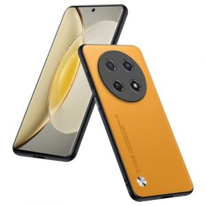 HULLIN Coque Compatible avec Honor Magic7 Lite 5G / Honor X9c (6.78"), Housse De Protection Cuir PU - Jaune (HULLIN, neuf)