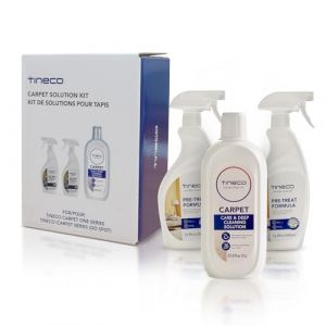 Tineco Produit Nettoyant Kit de Solutions Compatible Carpet One Cruiser, 2 * 500ml Pr&eacute;traitement et 1 * 1L Entretien, pour Nettoyeur tapis, Lot de 3 Bouteilles (Tineco, neuf)