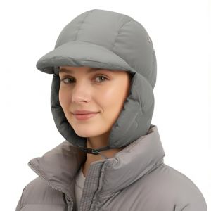 TAGVO Chapeau Trappeur Hiver Imperméable Chaud Chapka d’Aviateur avec Doublure Polaire Douce, Casquette Bomber Légère Compatible Casque pour Homme & Femme (lipsd eu, neuf)