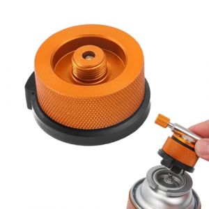 Adaptateur De Cartouche De Gaz, Adaptateur Réchaud De Camping, Adaptateur Pour Bouteille Gaz De Type Buse, Adaptateur De Bouteille De Gaz, Adaptateur De Tête BidonButane Pour Réchaud (Leasuny, neuf)