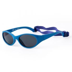 Kiddus Lunettes de Soleil pour Garçons et Filles. Entre 2 et 6 ans. Gomme Super Flexible avec Bande Élastique Réglable. 100% Protection Solaire UV400. Bleu (22 Bleu) (Kiddus, neuf)