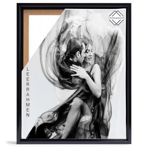 Cadre photo vide pour toile - Images sur châssis - Format 80 x 100 cm - Couleur : noir brillant (Rahmengalerie24, Alle Preise inkl. deutscher Ust., neuf)