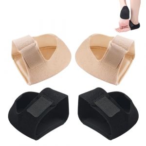 2 Paires Talonnette Epine Calcaneenne, Réutilisable Épine Calcanéenne, Avec de la colle douce Semelle Epine Calcaneenne, pour les Personnes Souffrant de Douleurs à l'épine Osseuse (Noir et Teint L) (ZITU-DE, neuf)