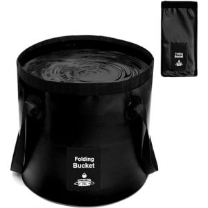 Seau Pliable, 20L Seau de p&ecirc;che Pliable Portable Multifonctionnel - Conteneur d'eau pour la p&ecirc;che-Camping-Jardinage - Pliant pour Bassin de Lavage (LESEXX, neuf)