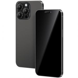 Affichage Faux Jouets téléphone téléphone Portable modèle métallique réplique Non Fonctionnement 1:1 téléphone pour téléphone 15 Pro Max Faux Jouet Mobile (pour 15 Promax Noir Écran Noir) (Hombodar Tech, neuf)