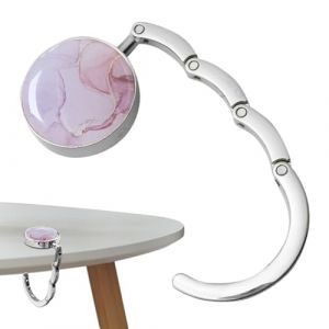 Ristyur Support de sac à main pour table | Support de sac à main rond pliable – Crochets de sac à main pour tables, crochets de sac à main, crochet pour sac à main pour table de bureau pour femme et (ZhenJiaoVVV, neuf)