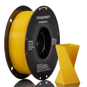 Filament PETG 1.75mm, TINMORRY Rapide PETG-Eco Filament d'impression 3D, Compatible avec la plupart des imprimantes 3D FDM, 1 KG 1 bobine, Carter Jaune (XFL ONLINE Store, neuf)