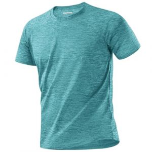 MAGCOMSEN Tee Shirt Homme Sport Respirant pour Homme Léger Fonctionnel Chemise d'entraînement à séchage Rapide t-Shirt Manches Courtes de Fitness (MAGCOMSEN SHOP, neuf)