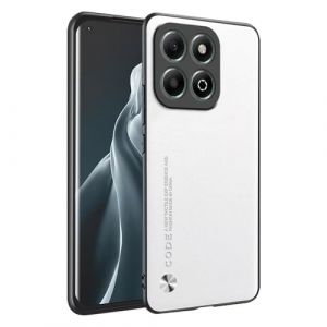 HONLEN Coque de pour Honor 200 Smart/Honor X7C (6.8" inches) &Eacute;tui de T&eacute;l&eacute;phone Professionnel en Cuir, Blanc (HONLEN, neuf)