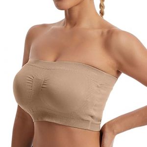 G&eacute;n&eacute;rique Soutien Gorge Grande Taille Invisible sous-V&ecirc;tements De Sport Femme avec Armature Bandeau sans Bretelles Brassiere Soutiens-Gorge Coussinet Dos Nu Dos-Nu Top Int&eacute;gr&eacute; (Kieyxd, neuf)