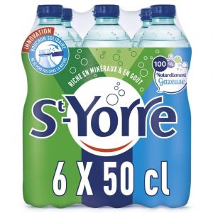 ST YORRE - Eau Min&eacute;rale Naturelle Gazeuse 6X50Cl - Vendu Par Unit&eacute; (Ma Biotique, neuf)