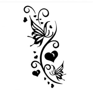 Autocollants de tatouage imperméables d'avion en papier autocollant de tatouage d'art corporel faux tatouage (10.5 * 6 cm)(004) (CAOHCTTDDHJ, neuf)