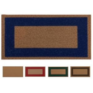 SERDECO DECORACION. Paillasson Naturel en Noix de Coco. Premium avec Bord antidérapant pour Une Utilisation intérieure et extérieure (Bleu, 50 x 90 cm. 17 mm) (SERDECO, neuf)